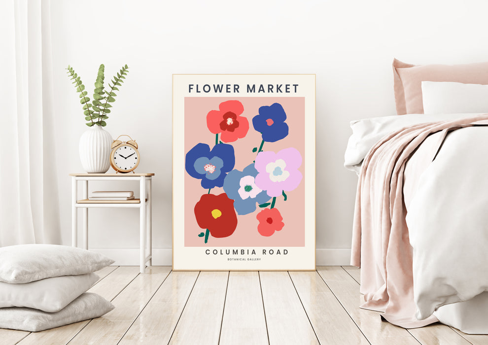 Flower Market Columbia Road Art Print