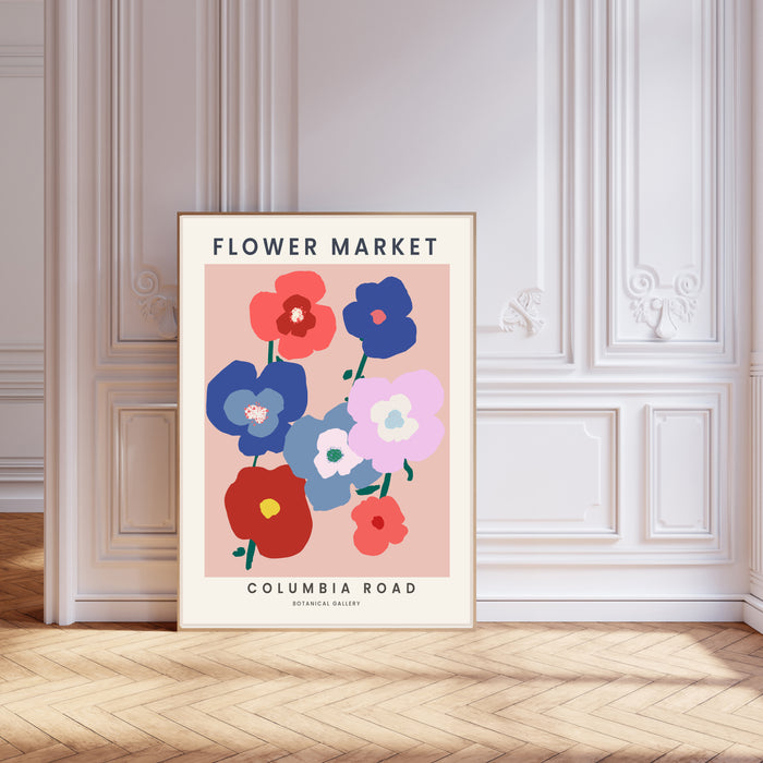 Flower Market Columbia Road Art Print