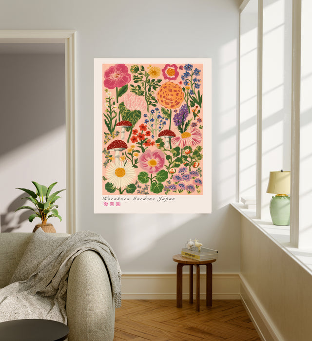Japanese Kōrakuen Garden Art Print