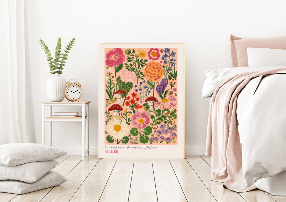 Japanese Kōrakuen Garden Art Print