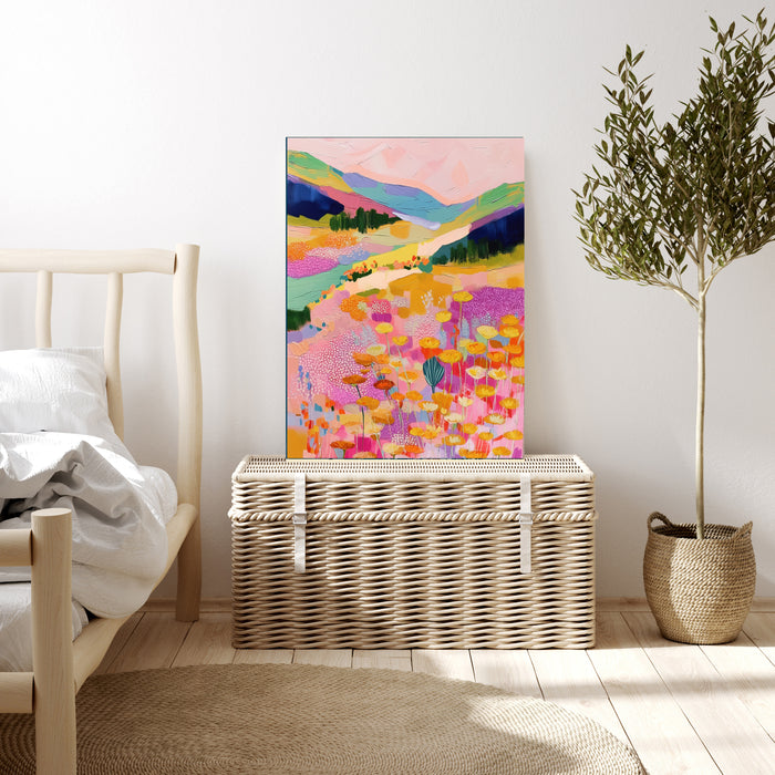 Botanical Vibrant Landscape Art Print