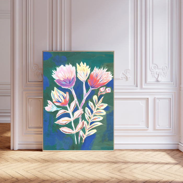 Botanical Flower Art Print