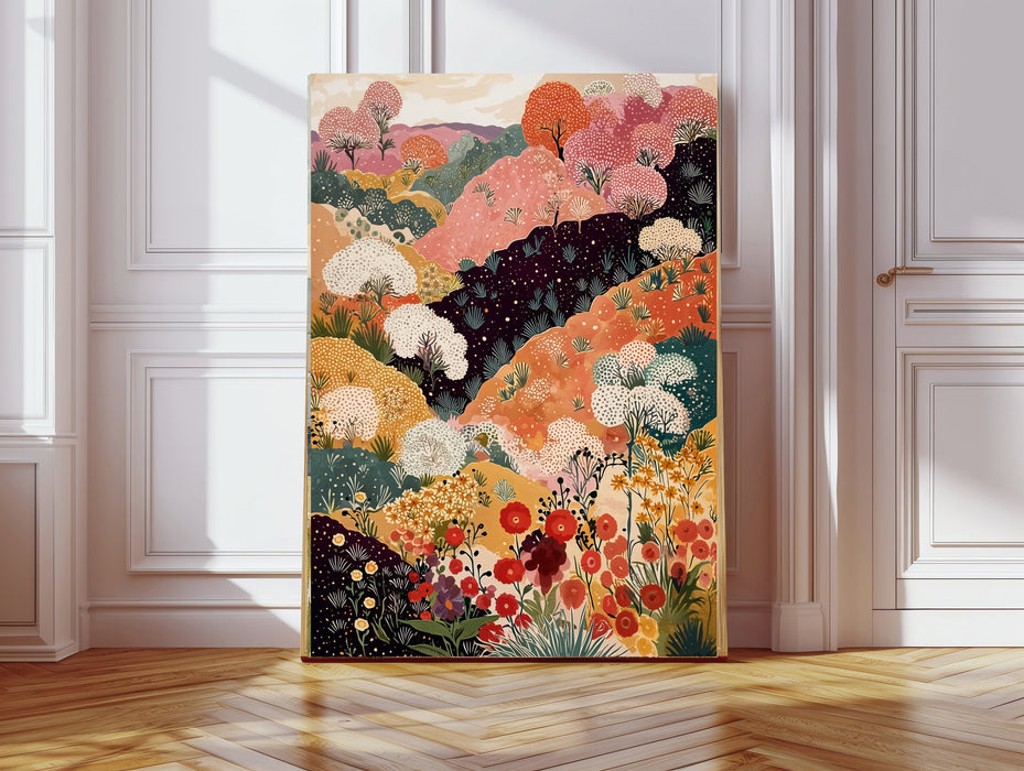 Japanese Meadows Botanical Art Print