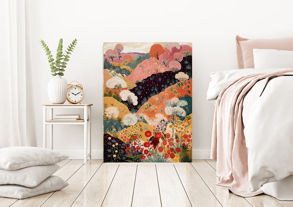 Japanese Meadows Botanical Art Print