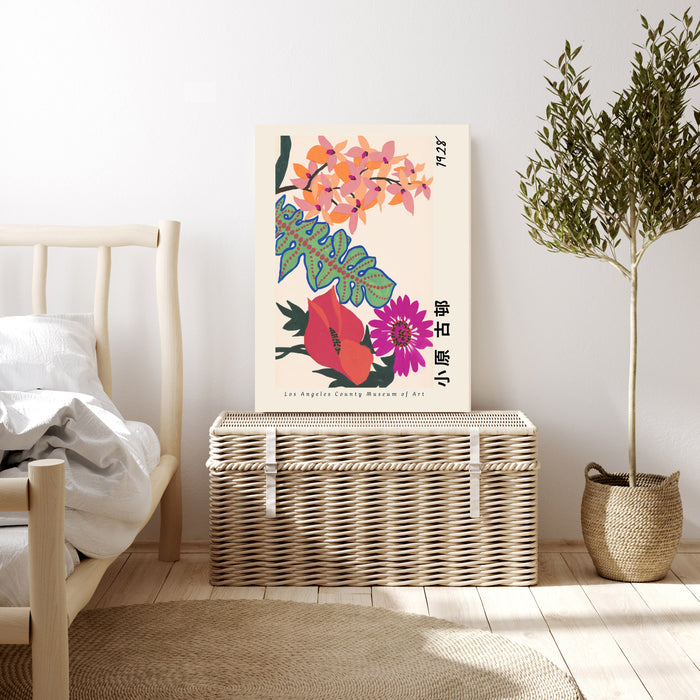 Japanese Floral Art Print