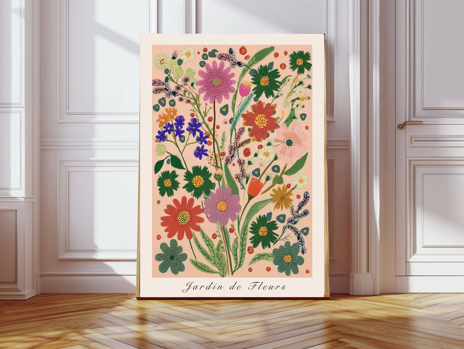 Le Jardin de fleurs Flower Art Print