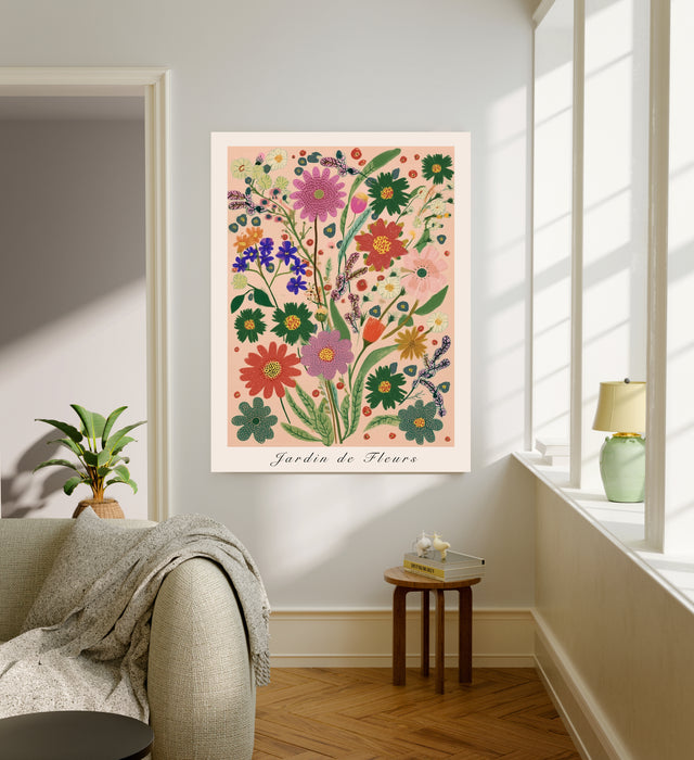 Le Jardin de fleurs Flower Art Print