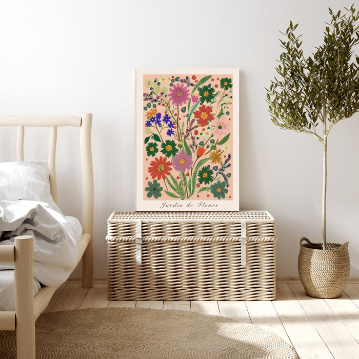 Le Jardin de fleurs Flower Art Print