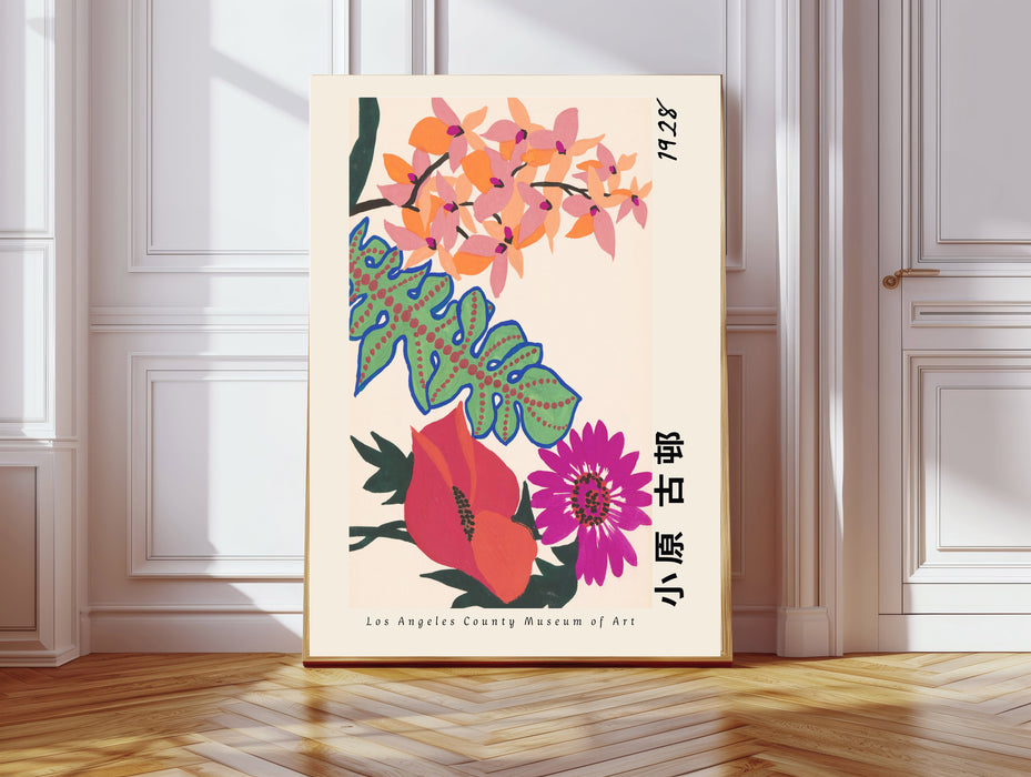 Japanese Floral Art Print