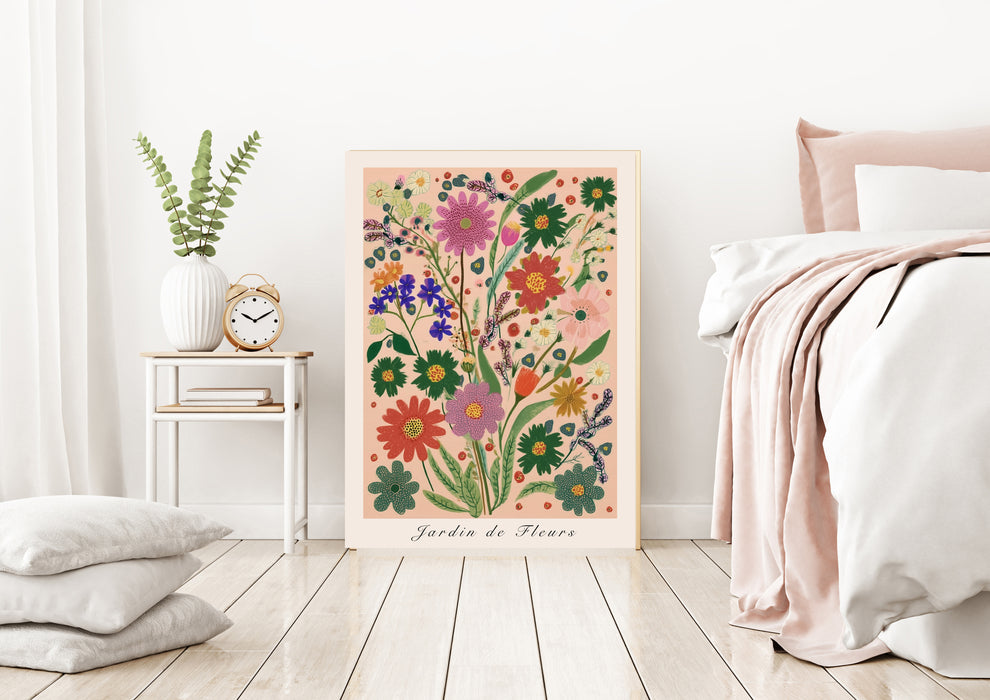 Le Jardin de fleurs Flower Art Print