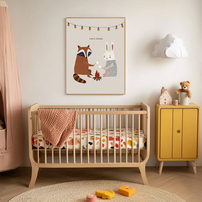 Forest Friends Animal Nursery Art Print