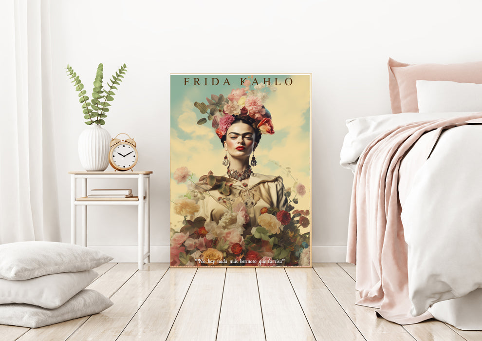 Frida Kahlo Flowers and Birds Art Print