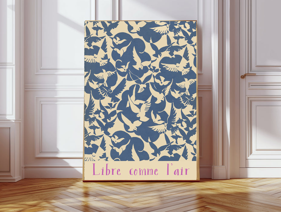 Free as a Bird Art Print Quote