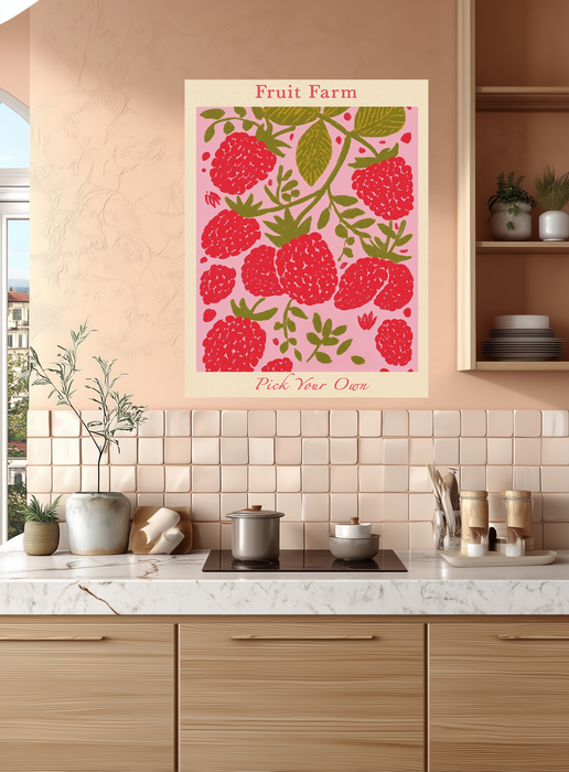 Fruit Market Kitchen Art Print
