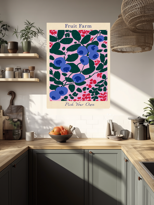 Fruit Market Kitchen Art Print