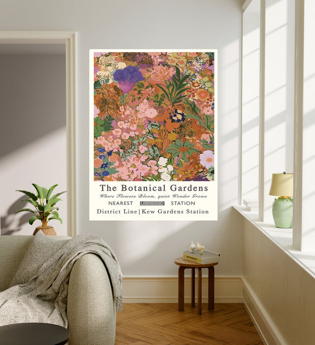 Botanical Garden Floral Art Print