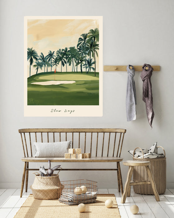 Slow Days Golf Art Print