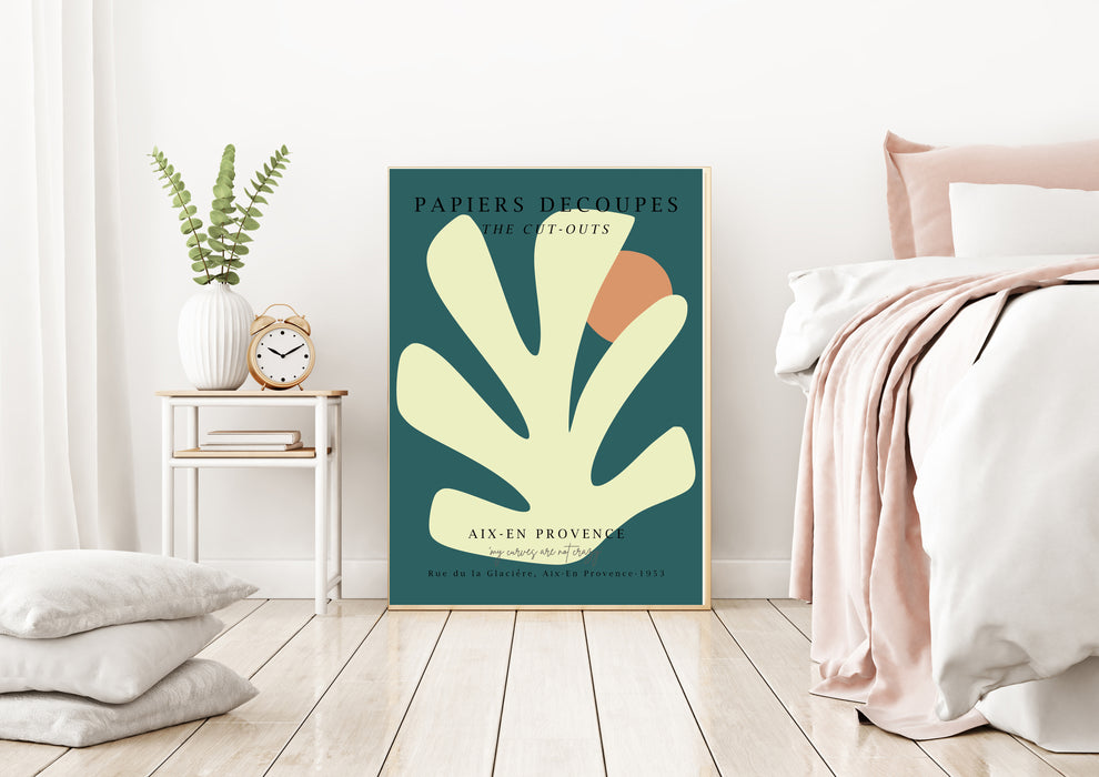 Henri Matisse Botanical Green Leaf Exhibition Art Print