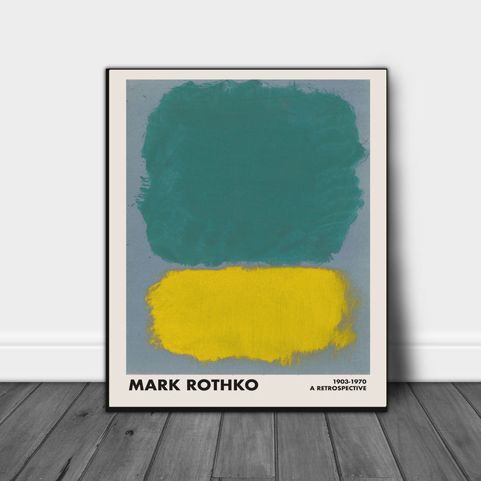 Mark Rothko Green and Yellow Art Print