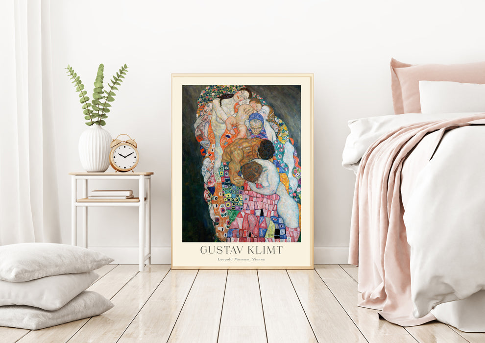 Gustav Klimt Life and Death Art Print