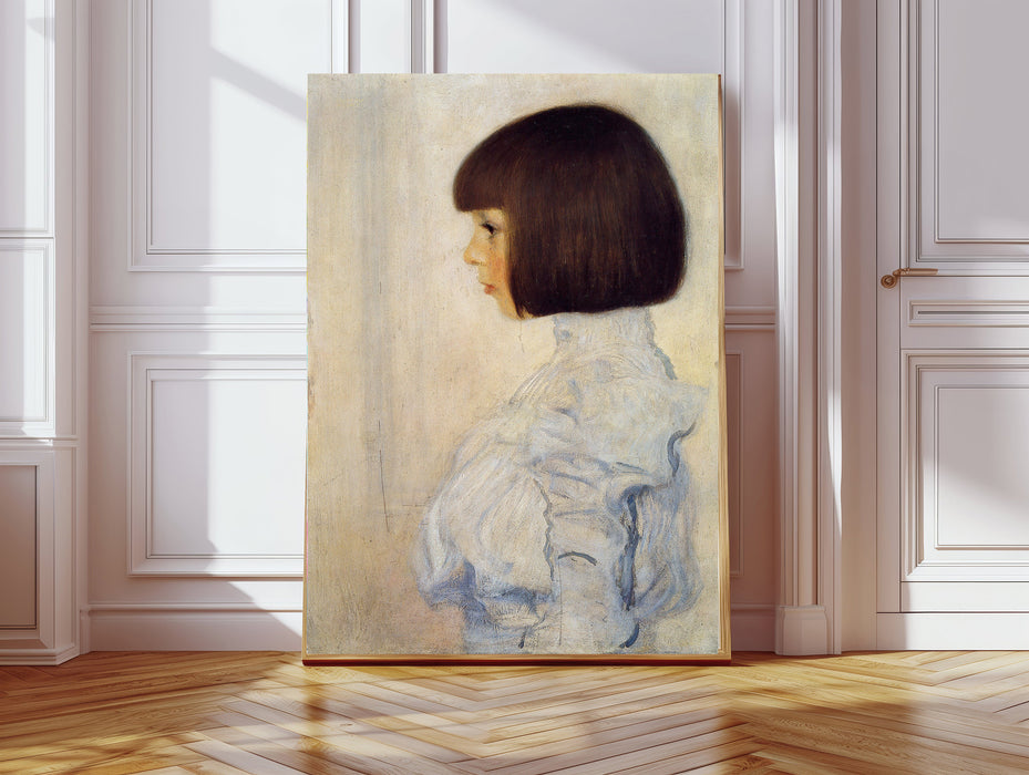 Gustav Klimt Portrait of a Girl Art Print
