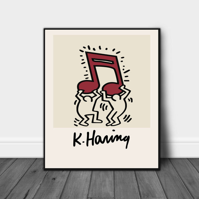 Keith Haring Music Art Print