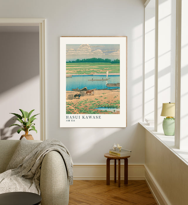 Japanese Hasui Kawase Mountain Art Print
