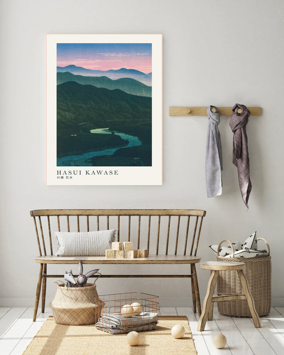 Japanese Hasui Kawase Mountain Art Print