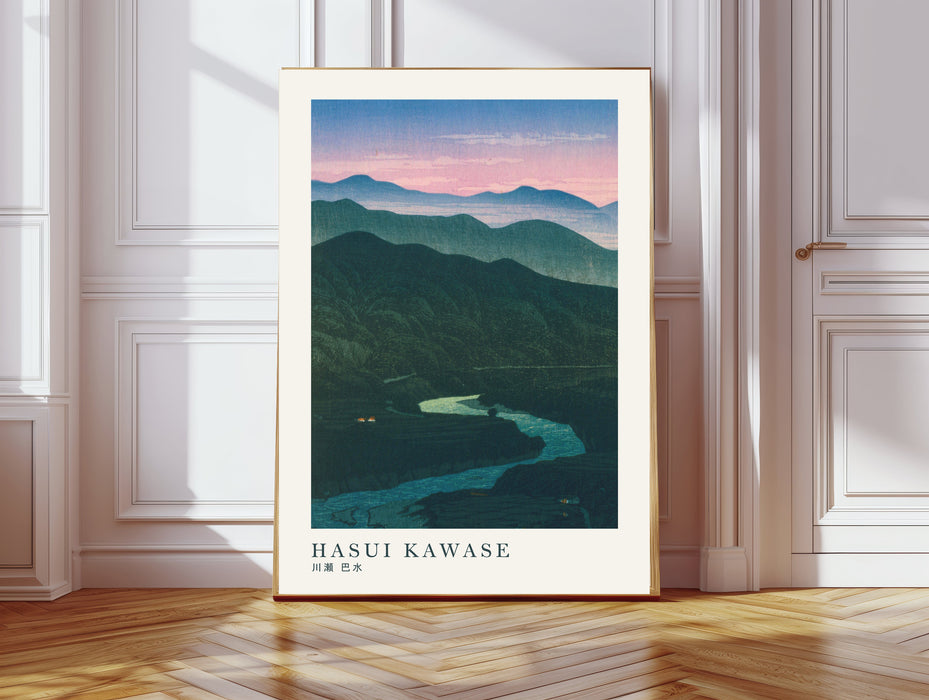 Japanese Hasui Kawase Mountain Art Print