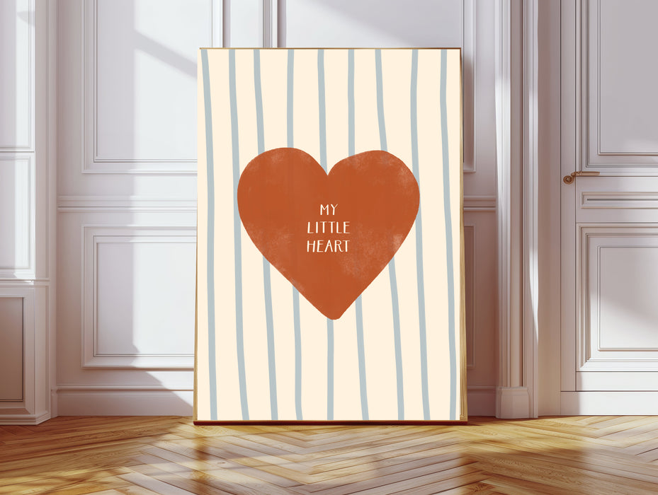 My Little Heart Nursery Art Print