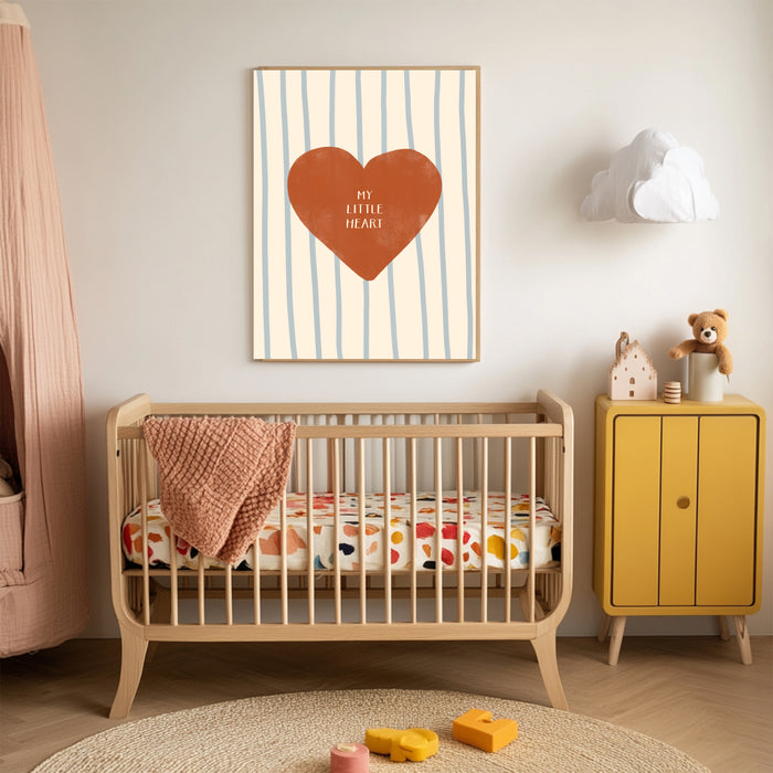 My Little Heart Nursery Art Print
