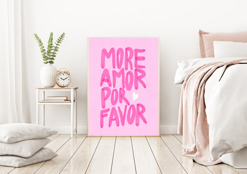 More Amor Por Favor Art Print