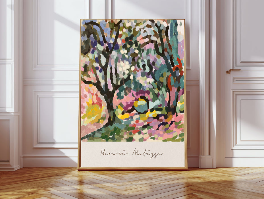 Henri Matisse Abstract Tree Landscape Art Print