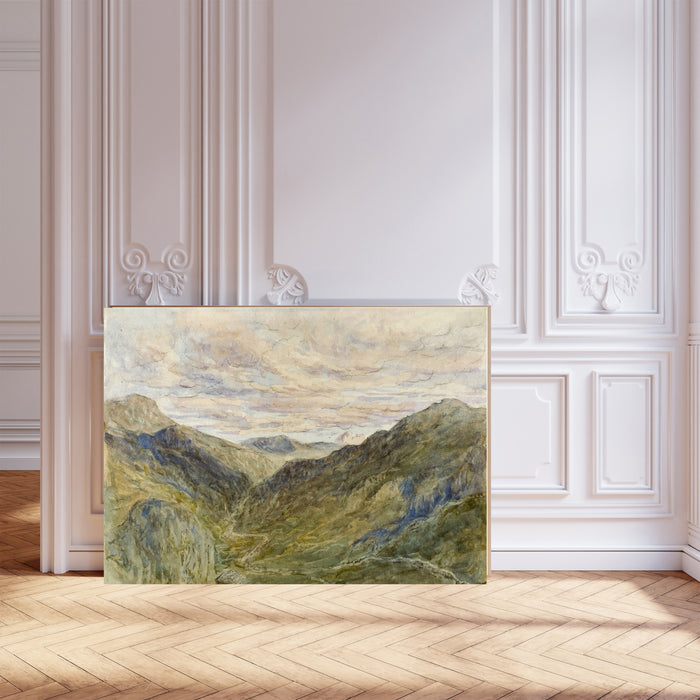 Vintage Hills Landscape Art Print