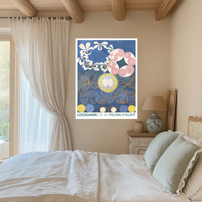 Hilma af Klint Blue Abstract Art Print | The Ten Largest No. 1 Childhood