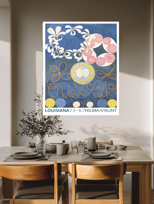 Hilma af Klint Blue Abstract Art Print | The Ten Largest No. 1 Childhood