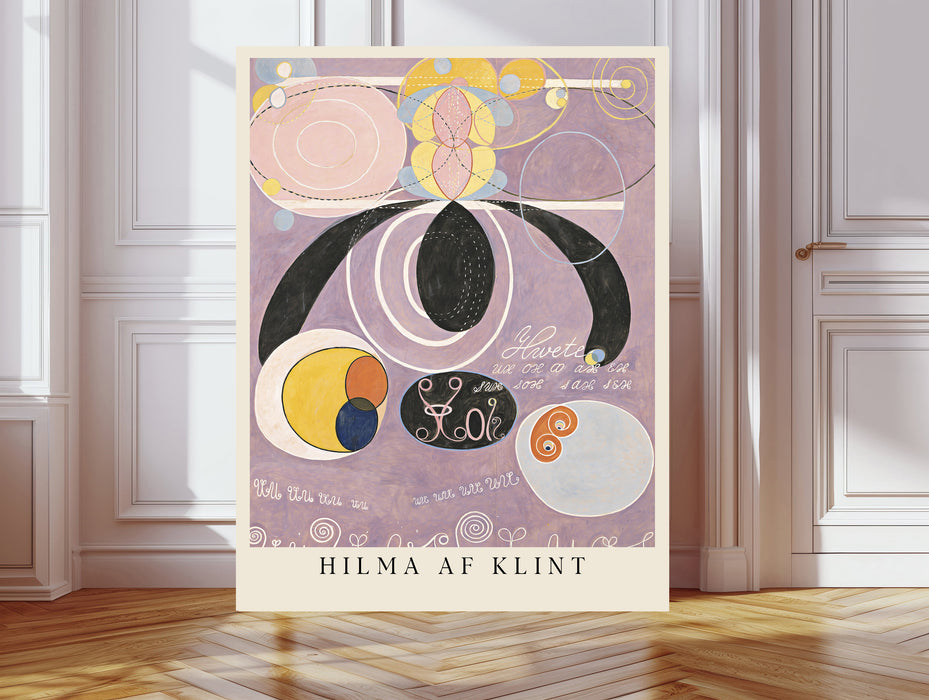 Hilma af Klint Lilac Abstract Art Print | The Ten Largest No. 10 Old Age
