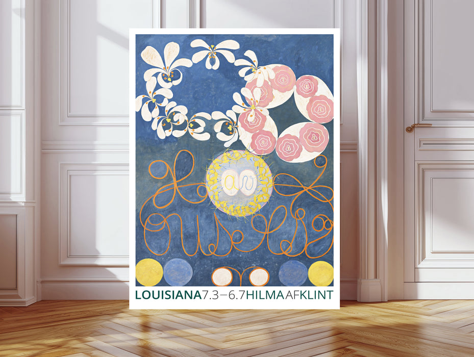 Hilma af Klint Blue Abstract Art Print | The Ten Largest No. 1 Childhood