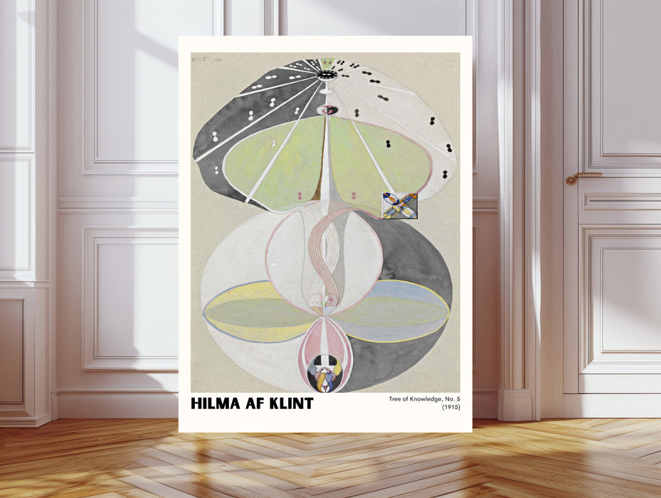 Hilma af Klint Tree of Knowledge No. 5 Art Print | Neutral Abstract Wall Art