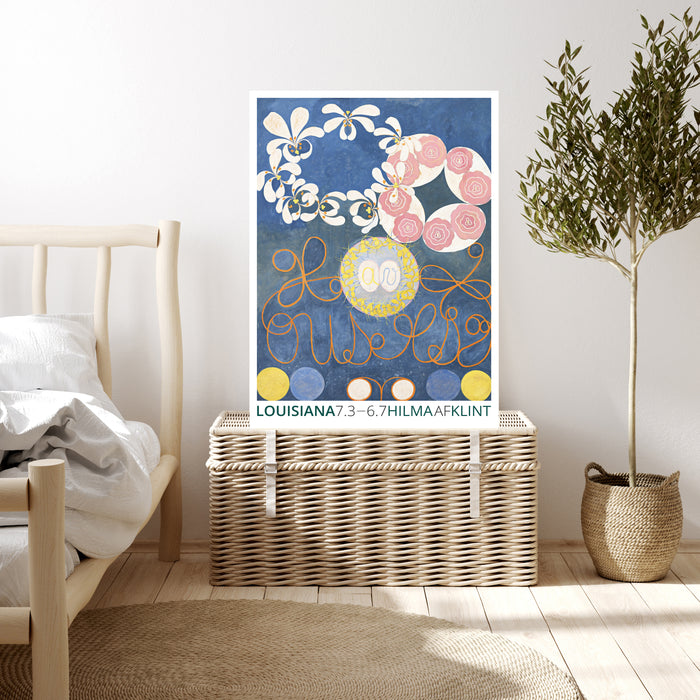 Hilma af Klint Blue Abstract Art Print | The Ten Largest No. 1 Childhood