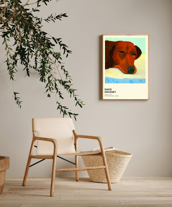 David Hockney Pet Dog Tate Exhibition Art Print