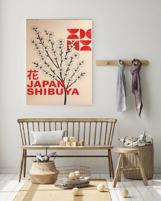 Japanese Cherry Branch Art Print