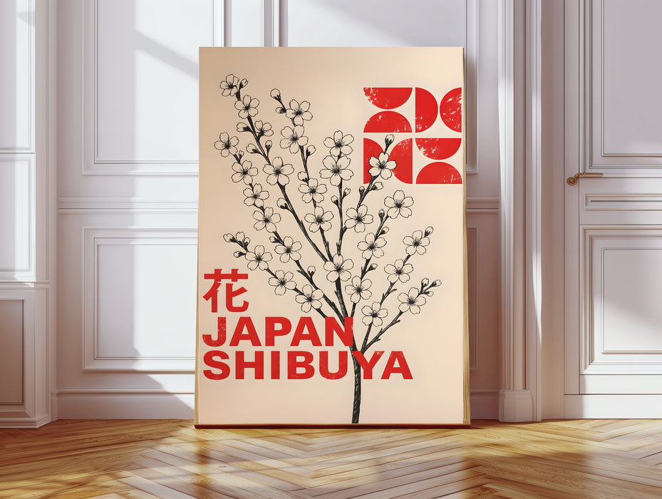 Japanese Cherry Branch Art Print