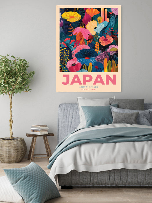 Japan 1968 Japanese Flower Art Print