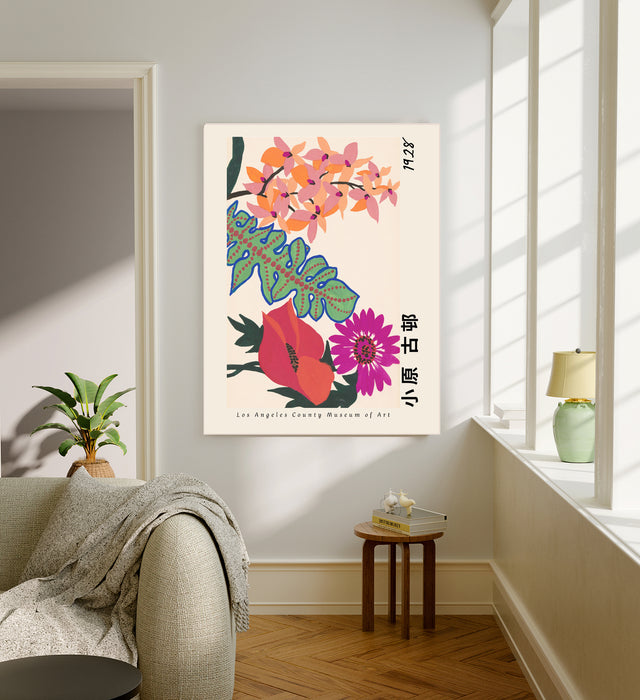 Japanese Floral Art Print