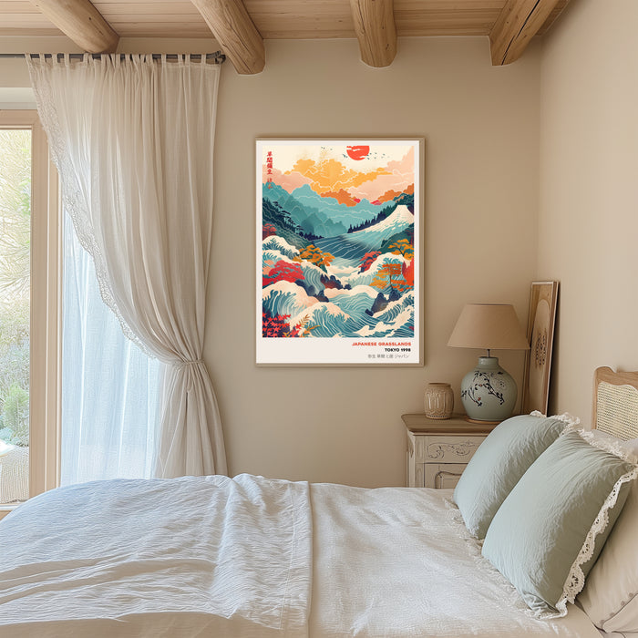 Japanese Grasslands Art Print