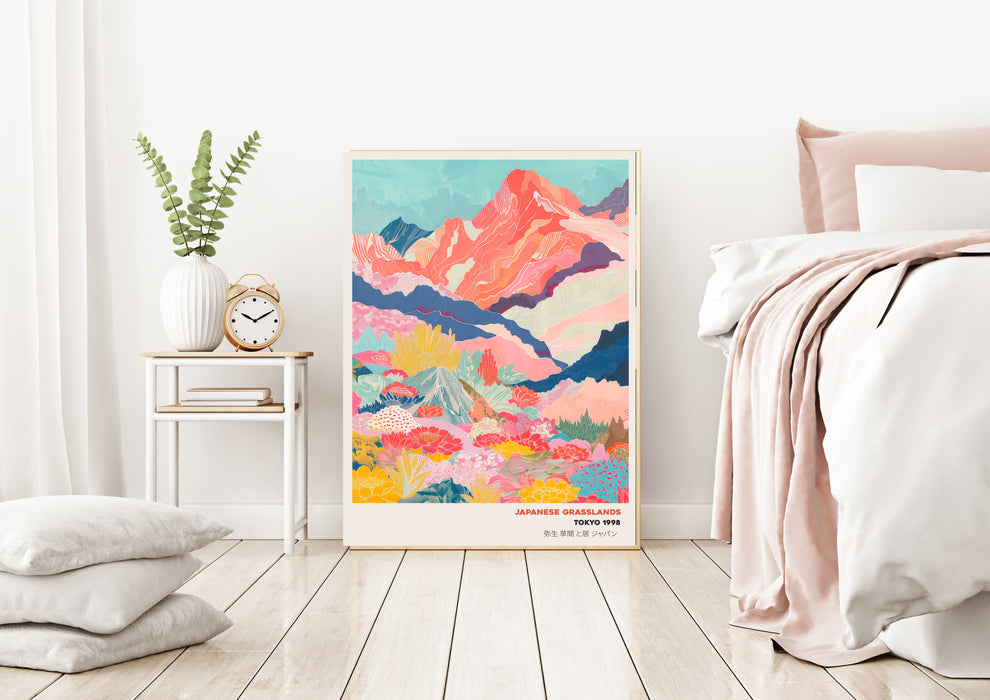 Japanese Grasslands Art Print