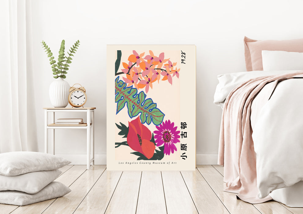Japanese Floral Art Print