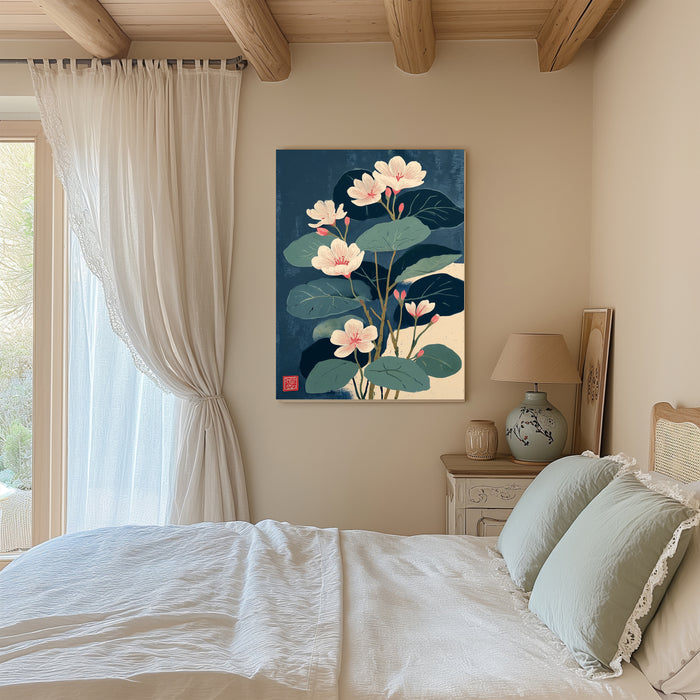 Japanese Floral Flower Art Print