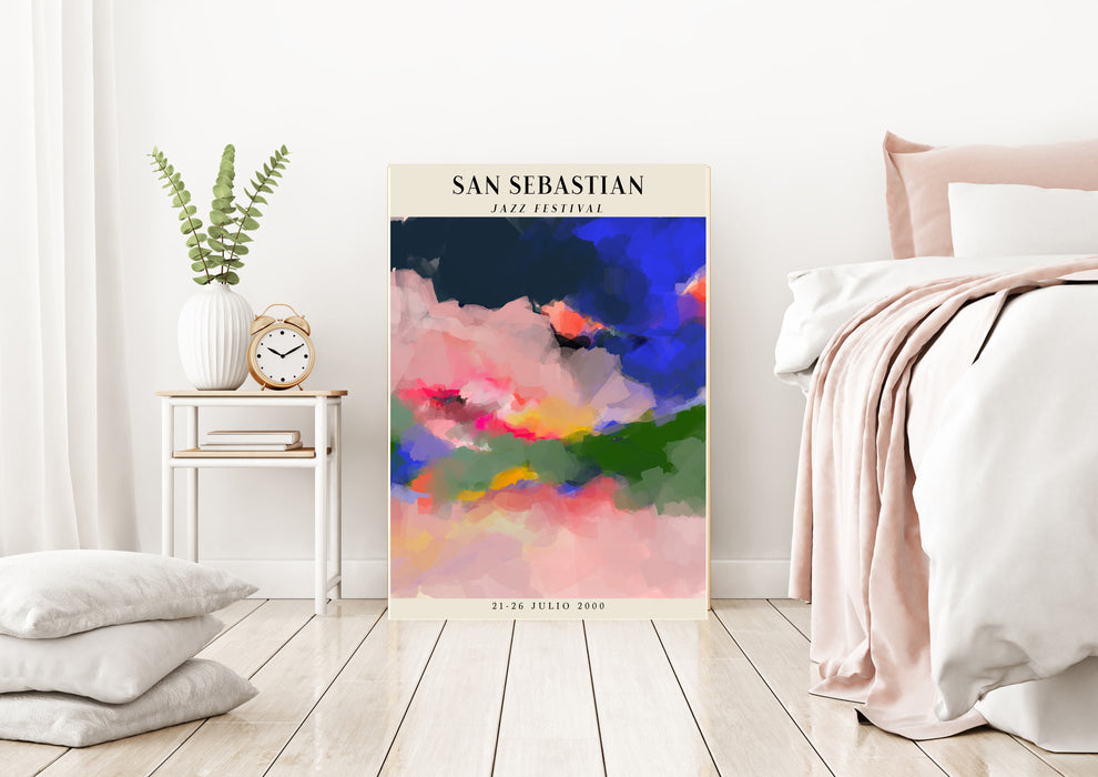 Jazz Festival San Sebastian Art Print